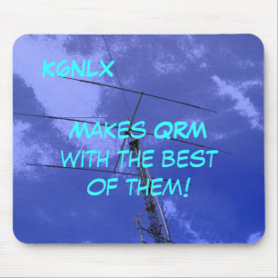 Amateur Radio Call Sign QRM Mousepad Musmatta