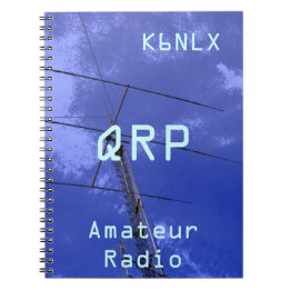 Amateur Radio Call Sign QRP Anteckningsbok Med Spiral
