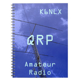 Amateur Radio Call Sign QRP Anteckningsbok Med Spiral
