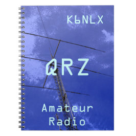 Amateur Radio Call Sign QRZ Anteckningsbok
