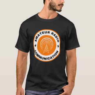 Amateur Radio Comunication Tshirt Orange T Shirt