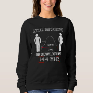 Amateur Radio Ham Social Avstånd ham Radio Oper T Shirt