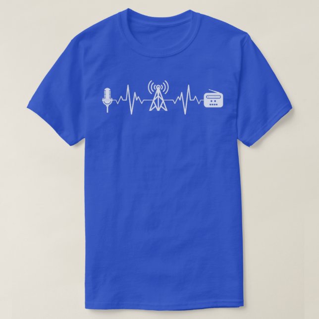 Amateur Radio Heartslag 1 T Shirt (Design framsida)