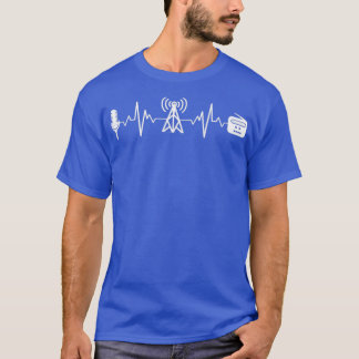 Amateur Radio Heartslag 1 T Shirt