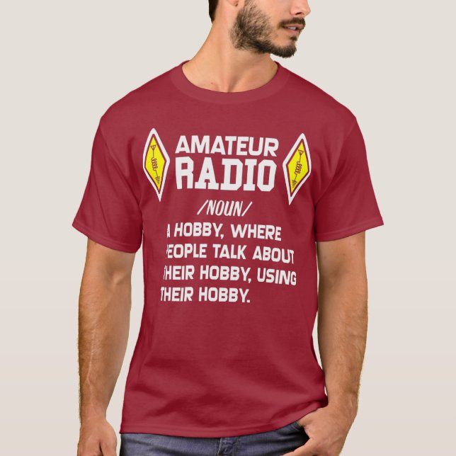Amateur Radio Lover - HAM T Shirt (Framsida)