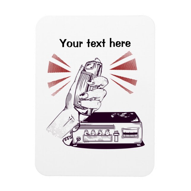 Amateur Radio Magnet (Vertikal)