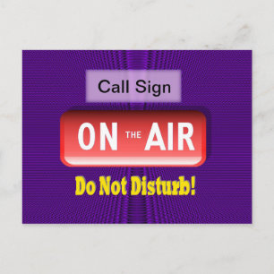 Amateur Radio on-the-LUFT. Ham Radio station Vykort