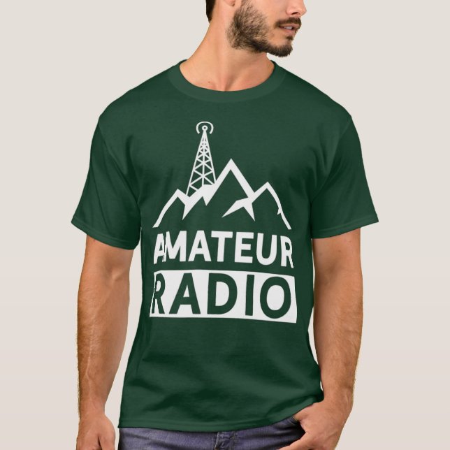 Amateur Radio Operator Ham Service T Shirt (Framsida)