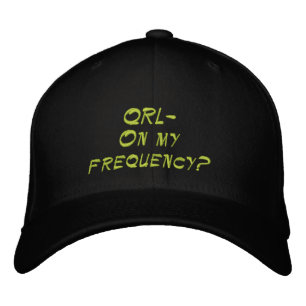 Amateur Radio QRL Hat Broderad Keps