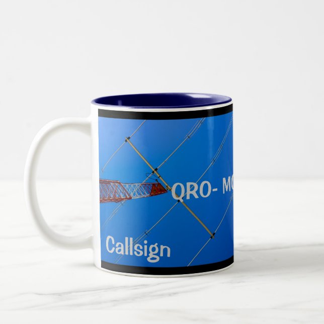 Amateur Radio QRO och Callsign Mugg 2 (Vänster)