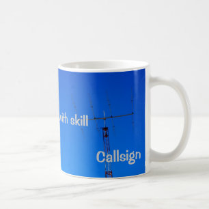 Amateur Radio QRP och Callsign Mugg