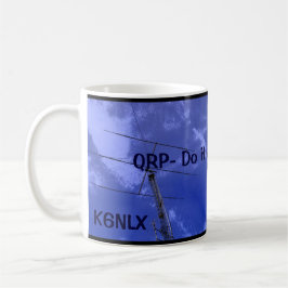 Amateur Radio QRP och Callsign Mugg 3