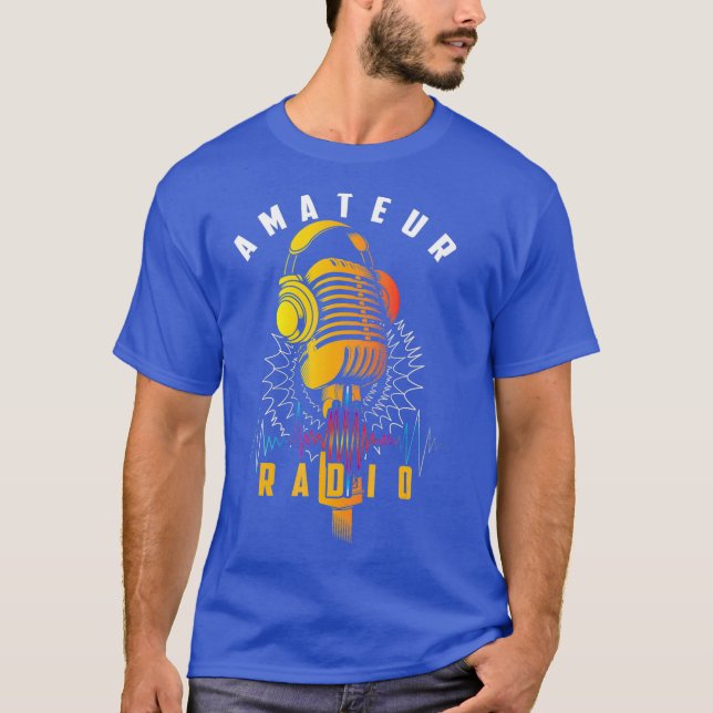 Amateur Radio Shirt Coola Ham Radio Operator Tee (Framsida)