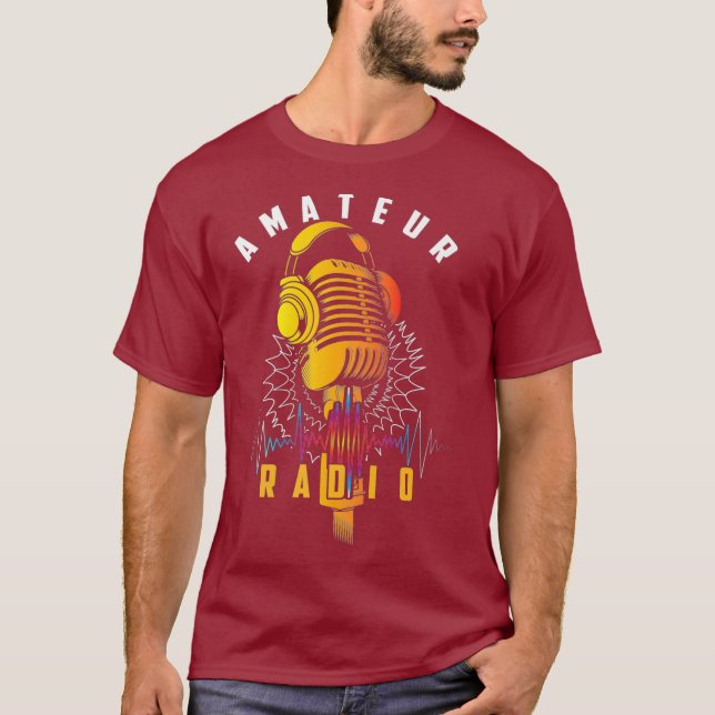 Amateur Radio Shirt Coola Ham Radio Operator Tee (Framsida)