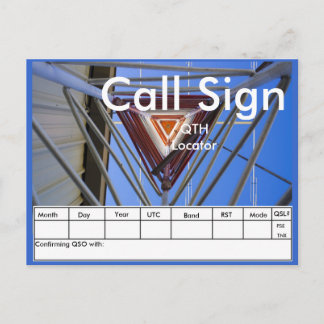 Amateur Radio Torn QSL Vykort
