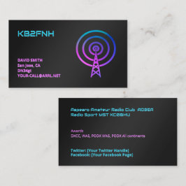Amateur Radio Visitkort