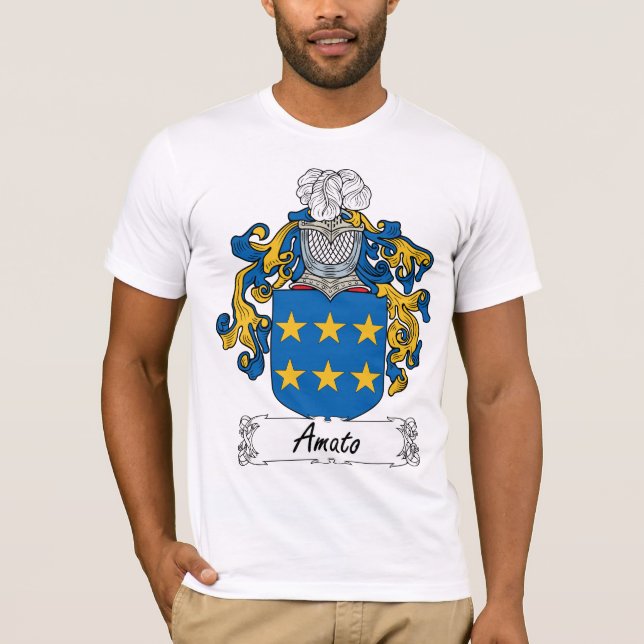 Amato familjvapensköld tee shirt (Framsida)