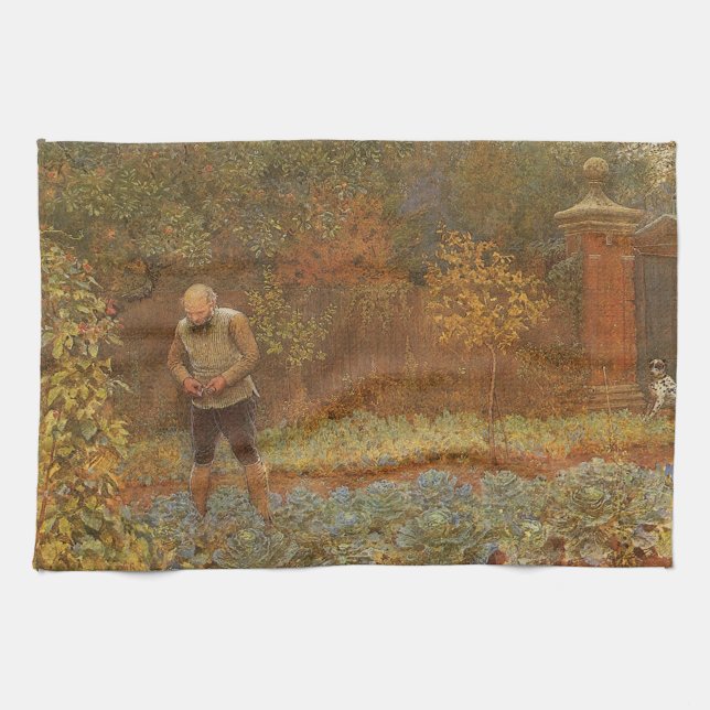Amatör (Coachman & Cabbages) av Frederick Walker Kökshandduk (Horisontell)