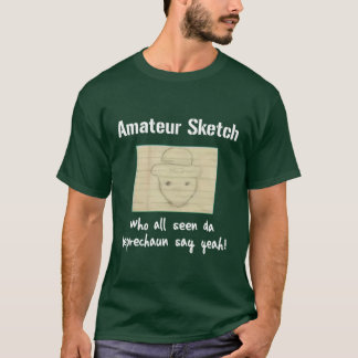 Amatören skissar vem all sedd Da-trollnågot att T Shirt