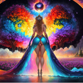 Amayas konstverk av kortikresor canvastryck