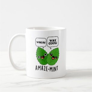 Amaze-mint Funny Mint Lövs Pun Kaffemugg