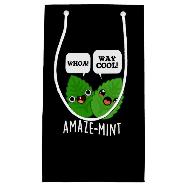 Amaze-mint Funny Mint Lövs Pun Mörk BG (Framsidan)