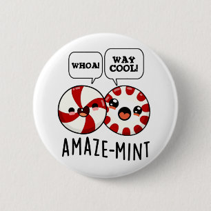 Amaze-mint Funny Peppermint Pun Knapp
