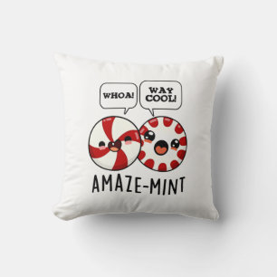 Amaze-mint Funny Peppermint Pun Kudde