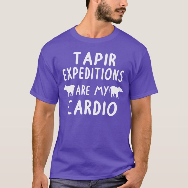 Amazedapir Epedition Djur i djungel rolig T Shirt (Framsida)