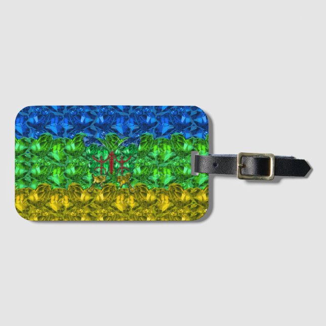 Amazigh Bagagebricka (Framsida horisontal)