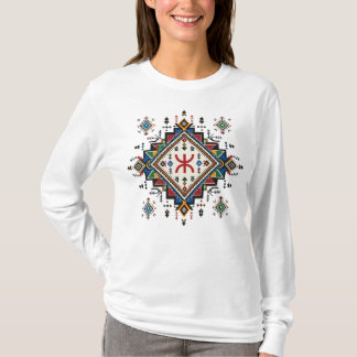 Amazigh Berber T-Shirt, Marockansk Tifinagh Yaz-sy T Shirt