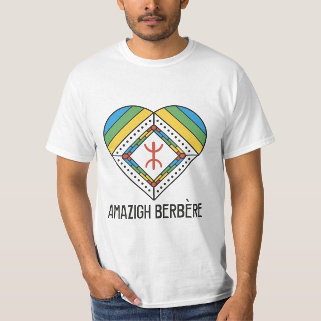 AMAZIGH BERBERE SYMBOL  T SHIRT (Framsida)