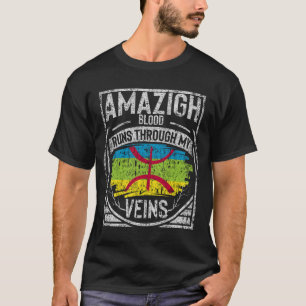 Amazigh Blood Springa genom mina Veins T Shirt