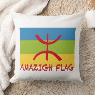 Amazigh flagga - berber flagga-Drapeau Amazigh Kudde