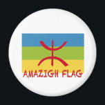 Amazigh flagga - berber flagga-Drapeau Amazigh Magnet<br><div class="desc">Drapeau amazigh . Montrez la fierté de votre héritage amazigh avec chemise amazighe. Aimez vos racines amazighes et d'où vous venez. Le drapeau berbère est composé d'une bande bleue, verte et jaune, REPRESésentant respect la mer, la nature et le désert. En son center, le yaz (ⵣ) tifinagh symboliserar "l'homme libre",...</div>