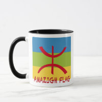 Amazigh flagga - berber flagga-Drapeau Amazigh