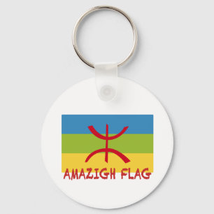 Amazigh flagga - berber flagga-Drapeau Amazigh Nyckelring
