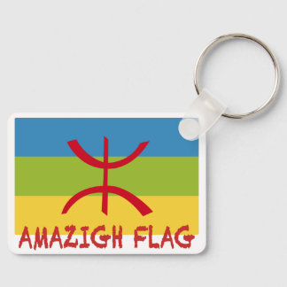 Amazigh flagga - berber flagga-Drapeau Amazigh Nyckelring