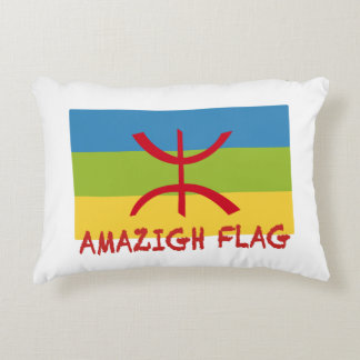 Amazigh flagga - berber flagga-Drapeau Amazigh Prydnadskudde