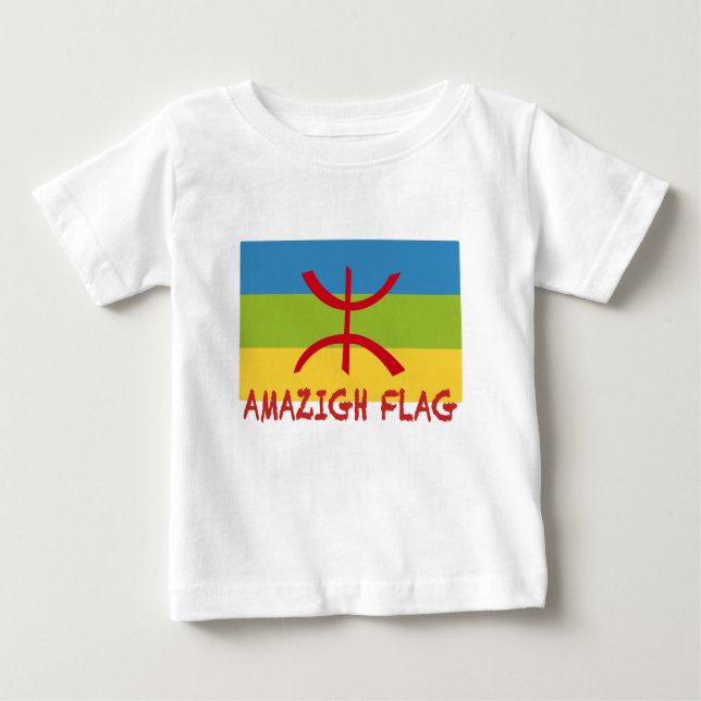 Amazigh flagga - berber flagga-Drapeau Amazigh T Shirt (Framsida)
