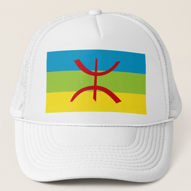 Amazigh Flagga Gift Berber Flagga Kabyles Keps (Framsida)