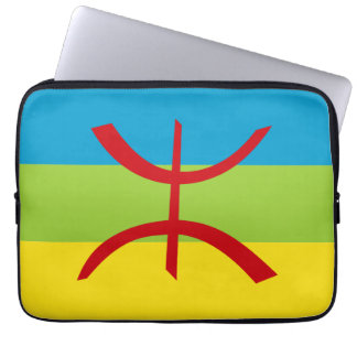 Amazigh Flagga Gift Berber Flagga Kabyles Laptop Fodral