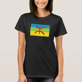 Amazigh Flagga Gift Berber Flagga Kabyles T Shirt