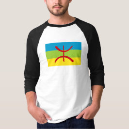 Amazigh Flagga Gift Berber Flagga Kabyles T Shirt