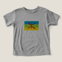 Amazigh Flagga Gift Berber Flagga Kabyles T Shirt