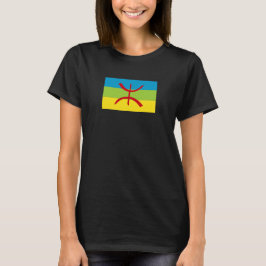 Amazigh Flagga Gift Berber Flagga Kabyles T Shirt