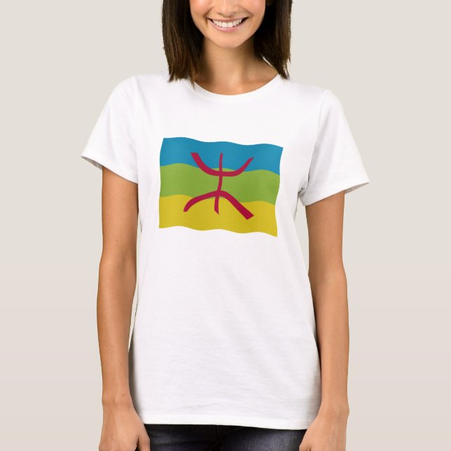 Amazigh Flagga T-shirt (Framsida)