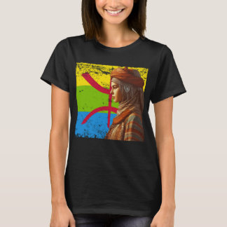 Amazigh Kabyle Berber Tattoo-symboler tifinagh art T Shirt