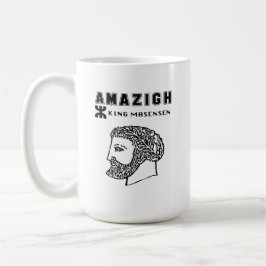 amazigh kung Massinissa Kabyle algerie Marocko Kaffemugg