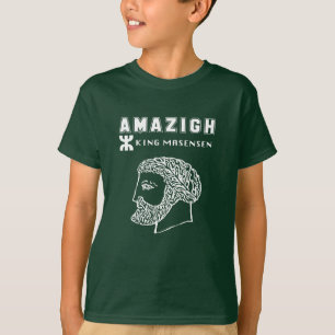 amazigh kung Massinissa Kabyle algerie Marocko T Shirt